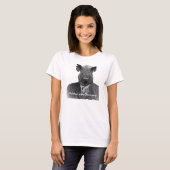 T-shirt Welcome to the Plutocracy Funny Pig Customizable (Devant entier)
