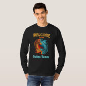 T-shirt Welcome to the Team Koi Fish Yin and Yang (Devant entier)