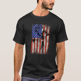 T-shirt Welder American Flag USA Patriotic Welder