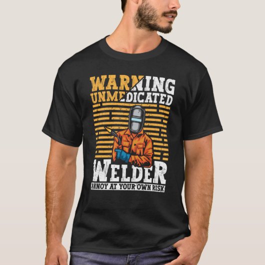 T-shirt Welder Apparel Welding Blacksmith Metal Worker for (Devant)