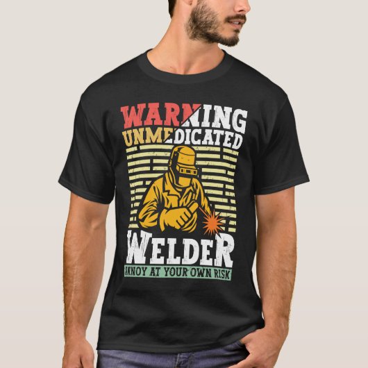T-shirt Welder Apparel Welding Blacksmith Metal Worker for (Devant)