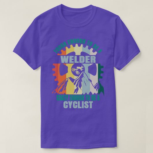 T-shirt Welder Biker Design (Design devant)