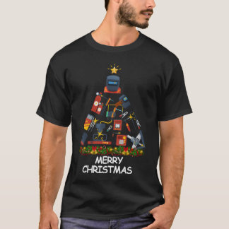 T-shirt Welder Christmasree Joyeux ami de Noël