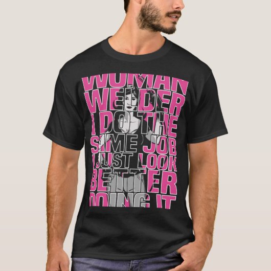 T-shirt Welder Female Metal Worker Welding (Devant)