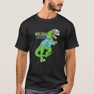 T-shirt Weldersaurus Soudage Dinosaure Oeuvre Pour Une Sou