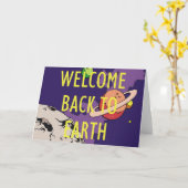 T-SHIRT welkom terug op aarde Kaart (Gele Bloem)