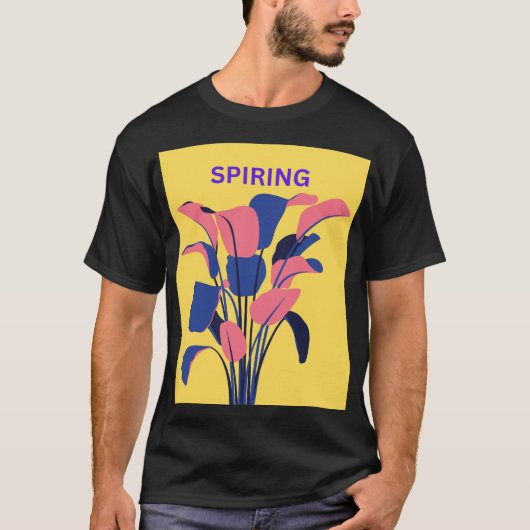 T-SHIRT WELL COME SPRING (Devant)