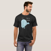 T-shirt Well This Is Awkward  Whale This Is Awkward Raglan (Devant entier)