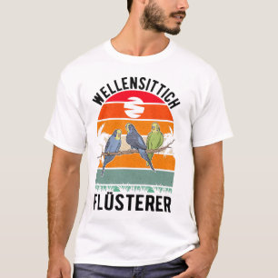 T-shirt Wellensittich Flüsterer Nymphensittich Sittich
