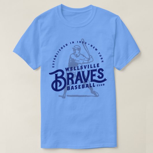 T-shirt Wellsville Braves (Design devant)