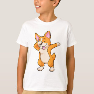 T-shirt Welsh Corgi à Dance Dab Hip hop