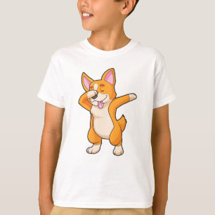 T-shirt Welsh Corgi à Dance Dab Hip hop
