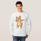 T-shirt Welsh Corgi à Dance Dab Hip hop (Devant entier)