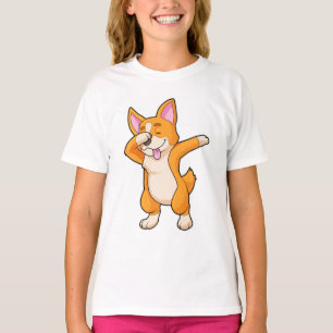 T-shirt Welsh Corgi à Dance Dab Hip hop