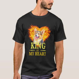 T-shirt Welsh Corgi Chien Roi De Mon Coeur Art Mommy Uniqu