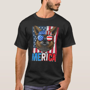 T-shirt Welsh Corgi Pembroke Merica 4 juillet Chien Améric