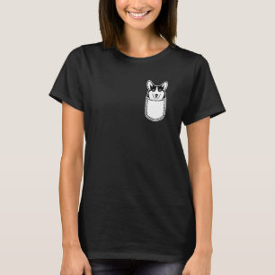 T-shirt Welsh Corgi Pembroke Pocket Premium