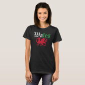 T-shirt Welsh Pride Wales Flag (Devant entier)