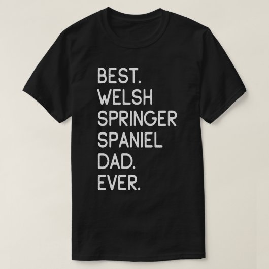 T-shirt Welsh Springer Spaniel (Design devant)
