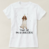 T-shirt Welsh Springer Spaniel Faites-moi confiance Im Un  (Design devant)