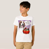T-shirt Welsh Springer Spaniel Halloween Candy (Devant entier)