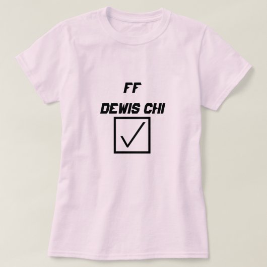 T-shirt Welsh Word ff dewis chi (Design devant)