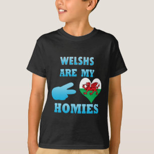 T-shirt Welshs sont mon Homies