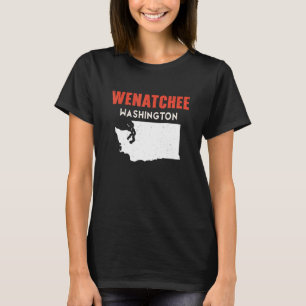 T-shirt Wenatchee Washington USA State America Travel Wash
