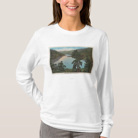 T-shirt Wenatchee, WAView de lac Chelan (Devant)