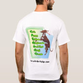 T-shirt Wendy à double face avec l'adresse de Web (Dos)