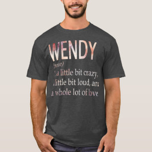 T-shirt Wendy Girl Name Definition