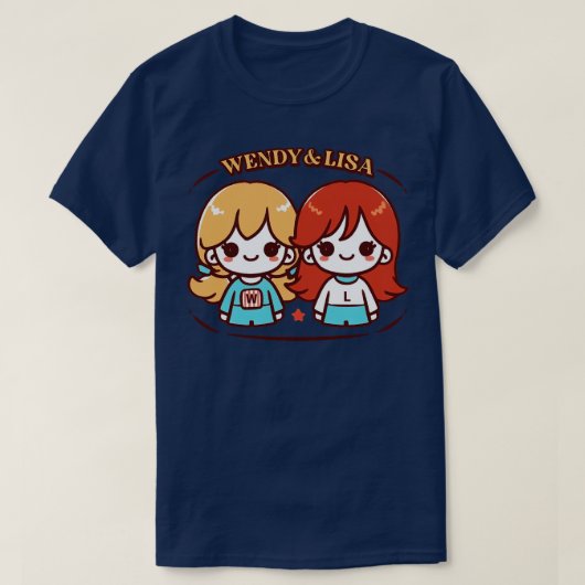 T-shirt Wendy Lisa Fan Design (Design devant)