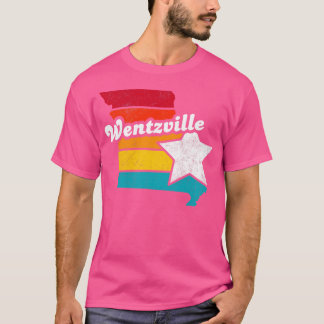 T-shirt Wentzville Missouri Souvenir Vintage en détresse 2