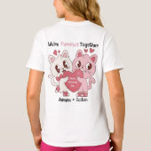 T-shirt We're Purrfect Together (Dos)