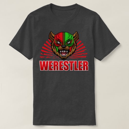 T-shirt Werestler Halloween Masqué Lucha Libre Wrestler We (Design devant)