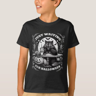 T-shirt Werewolf En Attente D'Halloween Éffrayante Effract