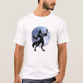 T-shirt Werewolf Howling - Pleine lune (Devant)