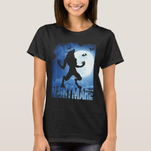 T-shirt Werewolf Lycanthrope Nightmares Monsters Horreur H