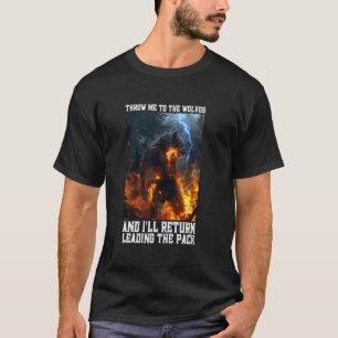 T-shirt Werewolf M'A Jeté Aux Loups Cringe Alpha Wolf