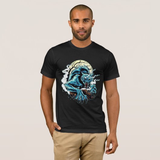 T-shirt Werewolf Moon (Devant entier)