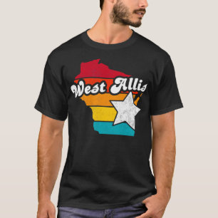T-shirt West Allis Wisconsin Souvenir Vintage désaffecté 2