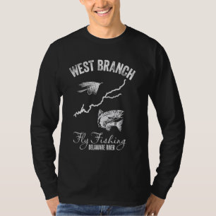 T-shirt West Branch Delaware River Fly Fishing Upstate Ang