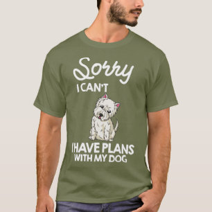 T-shirt West Highland Terrier Chien Chien Chien Chien Chie