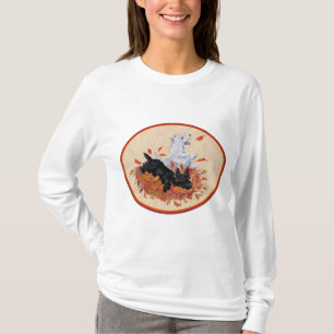 T-shirt West Highland White et Scottish Terriers tombent