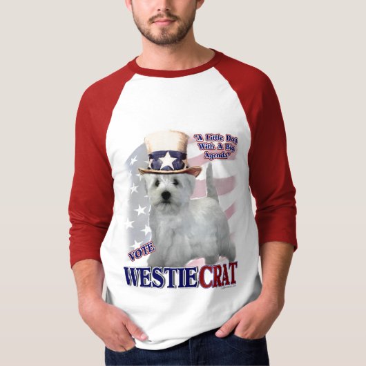 T-shirt West Highland White Terrier Cadeaux (Devant)
