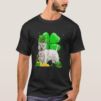 T-shirt West Highland White Terrier Chien Lucky Charm St.