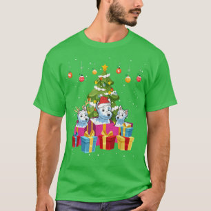 T-shirt West Highland White Terrier Christmas Tree Dog Lov