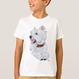 T-shirt West Highland White Terrier joyeux