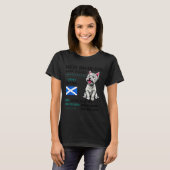 T-shirt West Highland White Terrier Origin Funny Westie Do (Devant entier)