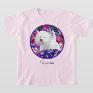 T-shirt West Highland White Terrier Peinture Chien Art